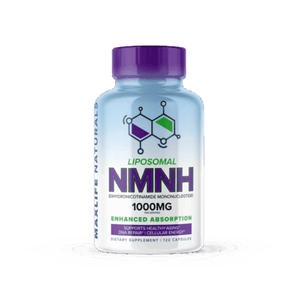 Maxlife Naturals Liposomal NMNH 1000mg Nicotinamide Mononucleotide - 120 Caps