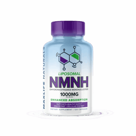 Maxlife Naturals Liposomal NMNH 1000mg Nicotinamide Mononucleotide - 120 Caps