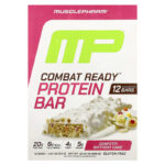 MusclePharm Combat Ready Protein Bar Confetti Birthday Cake