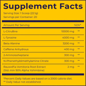Dark Labs MANIACO PREWORKOUT - 40 SERVİS - Görsel 3