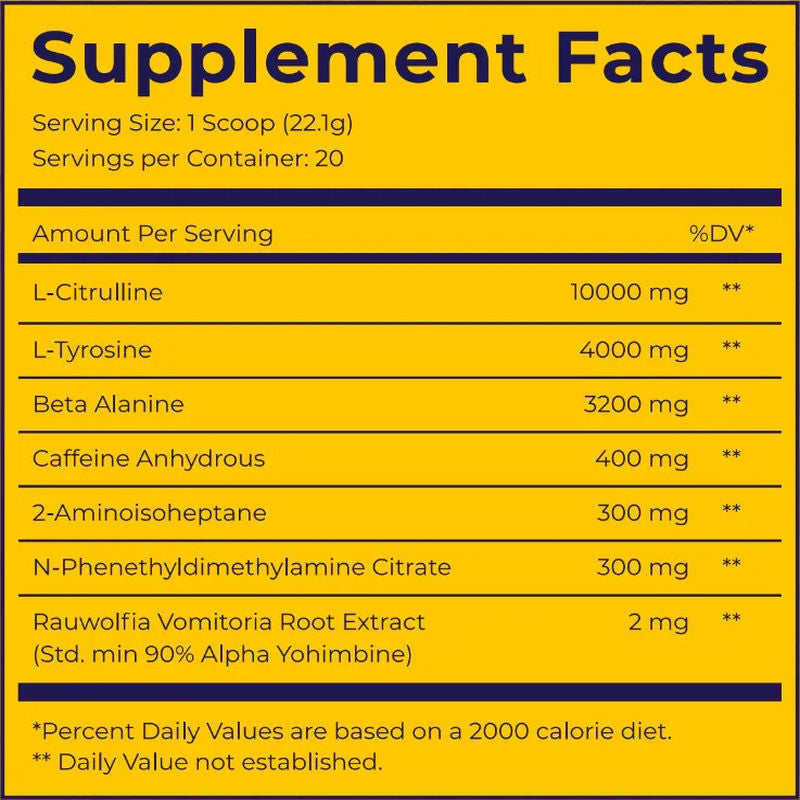 Dark Labs MANIACO PREWORKOUT - 40 SERVİS - Görsel 3