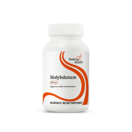 Seeking Health, Molibdeno, 500 mcg, 90 cápsulas