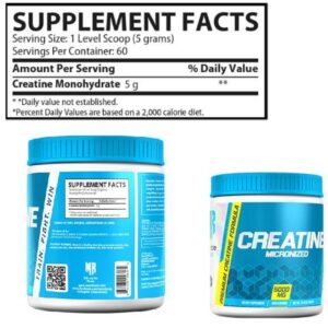 Muscle Rulz CREATINE Mikronize 5000MG 60 Servis (ABD MENŞEİ) - Görsel 2