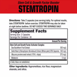 MuscleMeds Stemtropin Gh Booster Recovery Dopa mucuna 60 Capsul