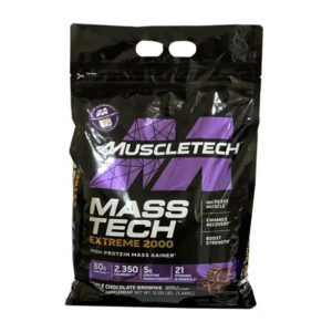 MuscleTech Masstech Extreme 2000 High Protein Food For Weight Mass Gainer 5,44 Kg - Görsel 2