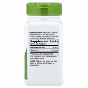 Nature's Way Maca Root Greens & Superfoods 525 mg 100 Vegan Caps - Görsel 2