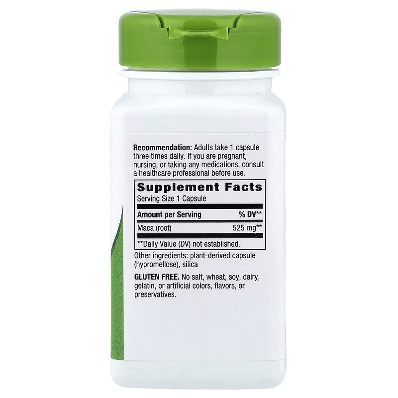 Nature’s Way Maca Root Greens & Superfoods 525 mg 100 Vegan Caps