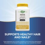 Nature's Way MSM 1000 mg - Joint Health With Methylsulfonylmethane 200 Vegan Tablet