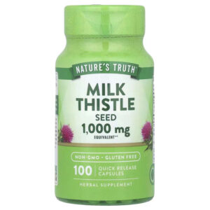 Nature's Truth Milk Thistle Seed 1,000 mg, 100 Quick Release Caps