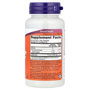 NOW Foods D-Mannose Healthy Urinary Tract 500 mg 60 Veg Caps - Görsel 2