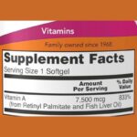 Now Foods Vitamin A 25,000 IU 100 Softgels - Görsel 2