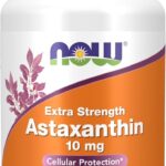 NOW Foods Astaxanthin 10mg Immune System Lutein Canthaxanthin and Beta-Carotene 30 Softgels
