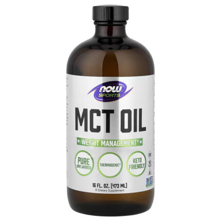 NOW Foods Sports MCT Oil & Caprylic Acid Unflavored 473 ml