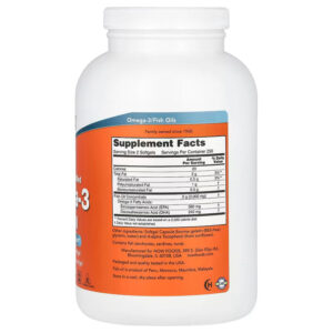 Now Foods Omega 3 500 Softgels - Görsel 2