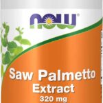 NOW Saw Palmetto Extract 320 mg with Pumpkin Seed Oil Men's Health 90 Veg Softgels