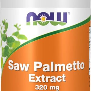 NOW Saw Palmetto Extract 320 mg with Pumpkin Seed Oil Men's Health 90 Veg Softgels