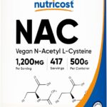 Nutricost N-Acetyl L-Cysteine NAC Antioxidants Powder 500 Gram 417 Servis