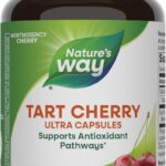 Nature's Way Tart Cherry Ultra Montmorency Cherry Antioxidant 1200 mg 90 Vegan Caps