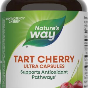 Nature's Way Tart Cherry Ultra Montmorency Cherry Antioxidant 1200 mg 90 Vegan Caps