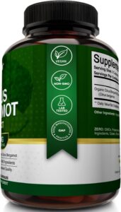 NutriFlair Organic Citrus Bergamot 1400mg 120 Caps - Görsel 3