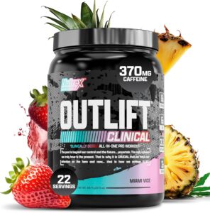 Nutrex Research Outlift Clinical Pump PreWorkout With Creatine EAA Amino Acid Complex 630 Gr - Görsel 3