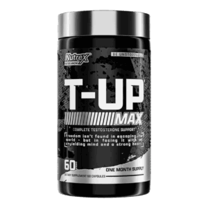 Nutrex T-Up Max Testo Booster 60 Caps Tribulus+Fenugreek+Maca+Tongkat Ali+Ksm66 Ashwagandha