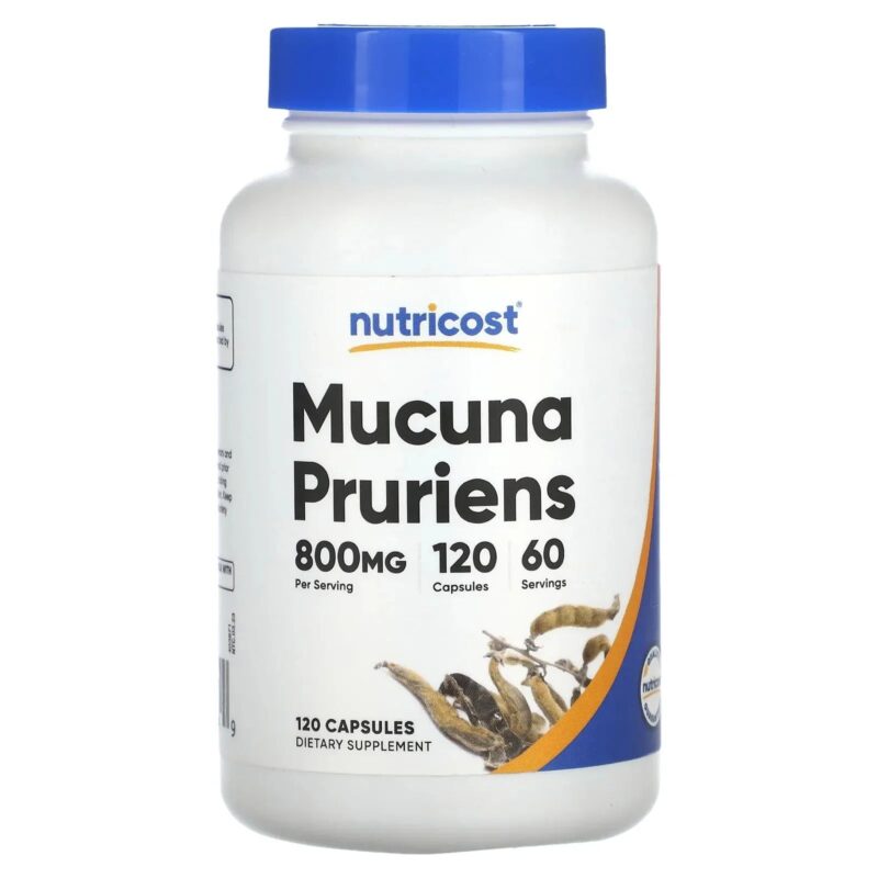 Nutricost Dopa Mucuna Pruriens 400mg, 120 Capsules - 800mg