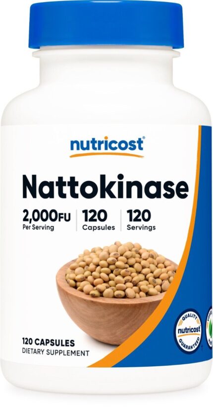 Nutricost Nattokinase 2,000 Fu 120 Capsules