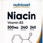 Nutricost Niacin (Vitamin B3) 500mg 240 Capsules