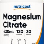 Nutricost Magnesium Citrate 420mg 120 Veggie Caps