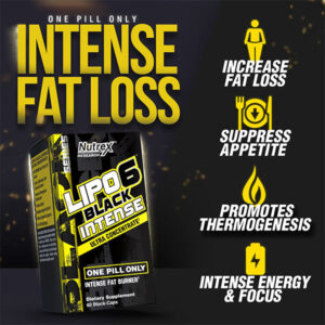 Nutrex Research LIPO 6 Intense Ultra Concentrate Fat Burners 60 Caps - Görsel 2