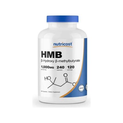 Nutricost HMB B-Hydroxy-B-methylbutyrate 1000 mg 240 Caps