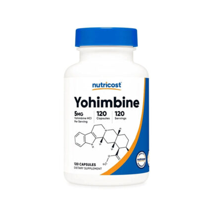 Nutricost, Yohimbine Fat Burner Bitkisel Hcl 5 mg 120 Caps