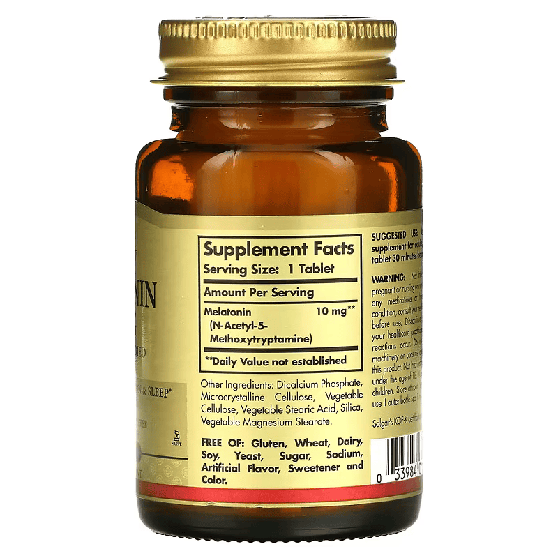 Solgar Melatonin 10 mg 60 Tablets
