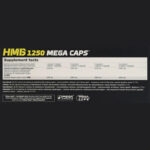 OLİMP HMB Mega Caps 1250 mg. 120 Caps. - Görsel 2
