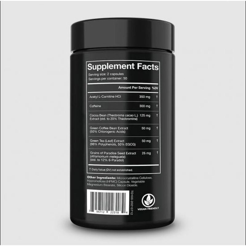 Jnx The curse The Omen Fat Burner Acety L-carnitine + Green Tea 100 CAPS - Görsel 3