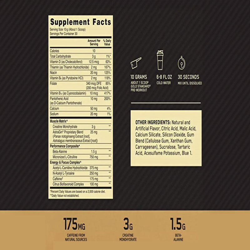 Optimum Nutrition Gold Standard Pre-Workout 30 Servis