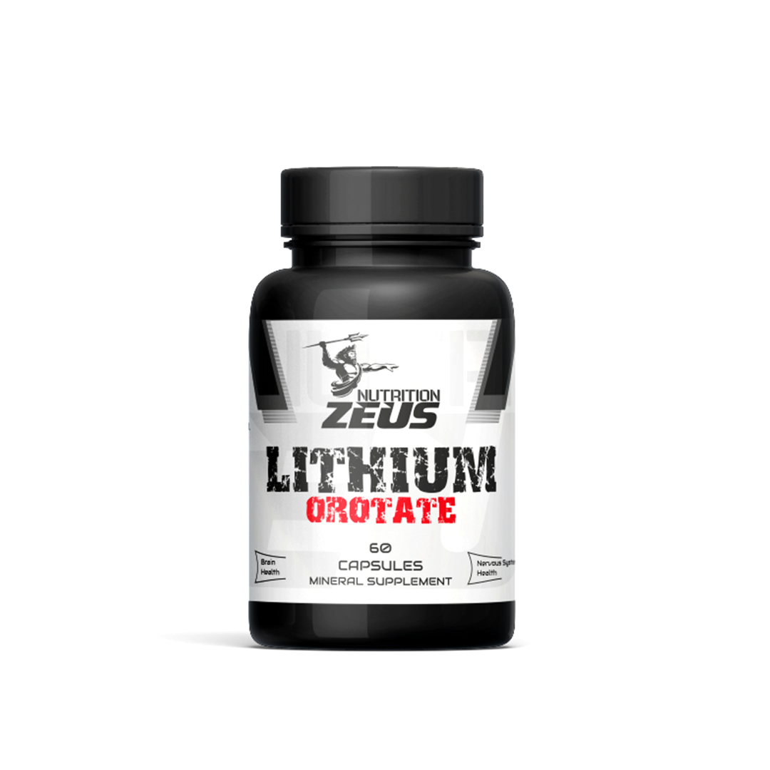 Zeus Nutrition Lithium Orotate 5 mg 60 Veggie Capsules