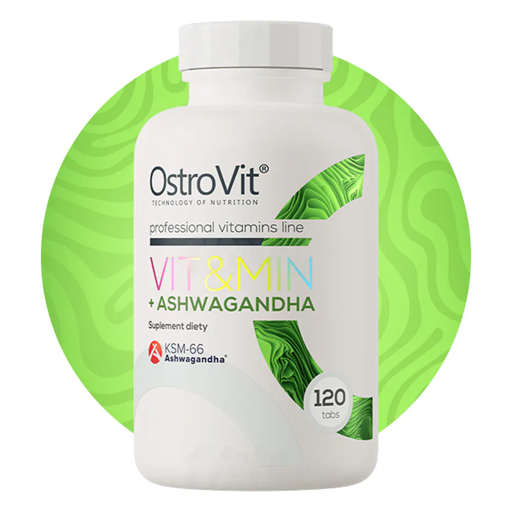 OstroVit VIT&MIN + Vitamin KSM66 Ashwagandha 120 tablets - Görsel 2