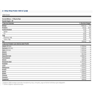 Olimp Whey Protein 1800 Gr - Görsel 5