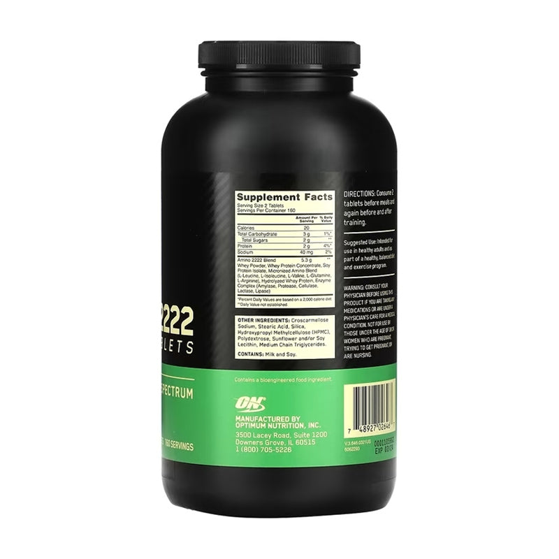 Optimum Superior Amino 2222 320 Tablets - 160 Servis - Görsel 2