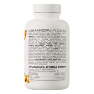 OstroVit Vitamin D3 4000 IU 120 caps - Görsel 2