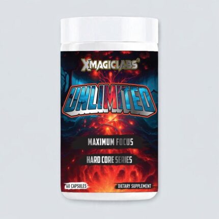 Xmagiclabs UNLIMITED Dmae , Alpha Gpc , Rhodiola Rosea , Tyrosine , Bacopa , Huperzine , Saffron , Panax Ginseng 60 Caps