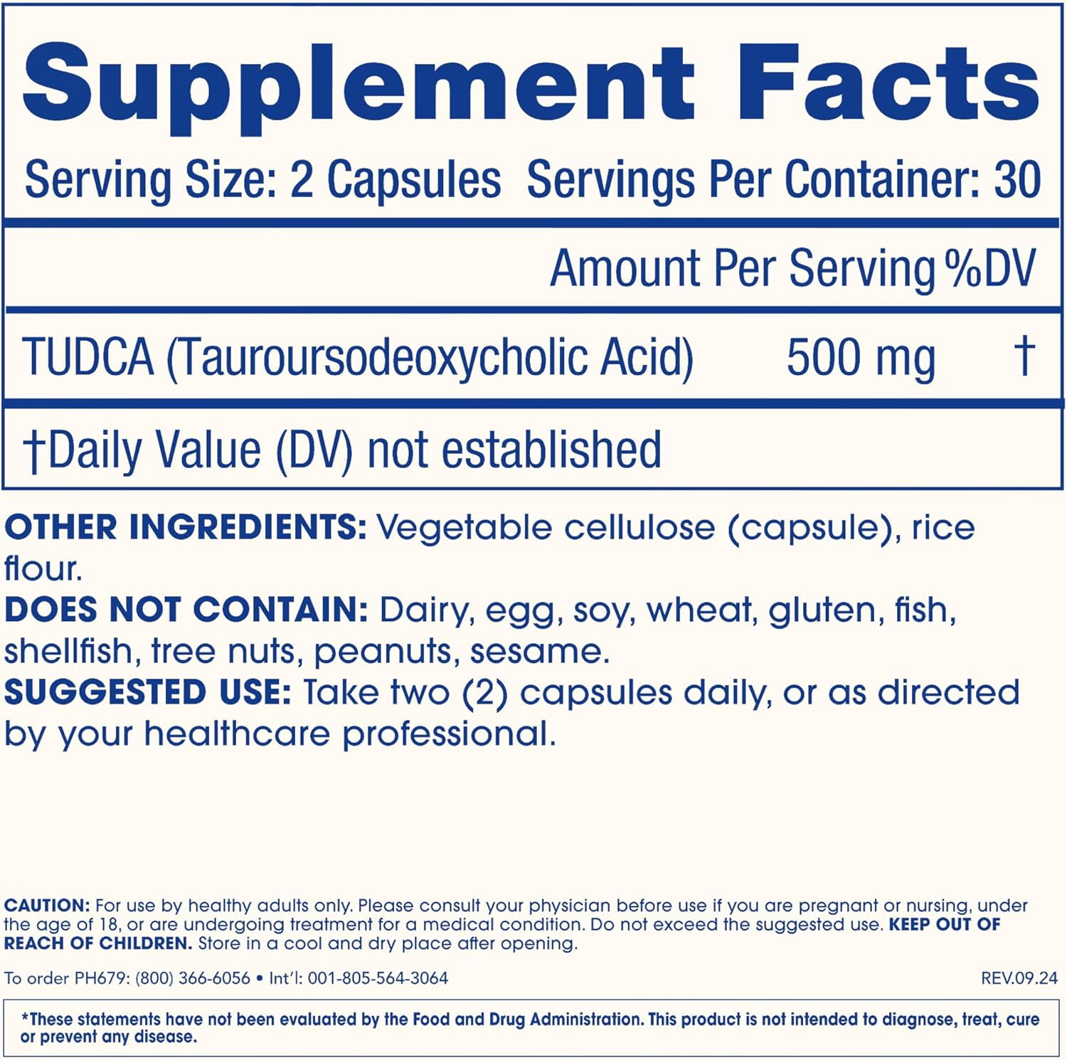 ProHealth Pure TUDCA Liver bile salts Clinically Studied Third-Party Tested 60 Caps - Görsel 2