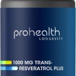 ProHealth Pure Trans Resveratrol Plus Quercetin Red Wine & Green Tea Extract Healthy Aging 1000mg 60 Caps