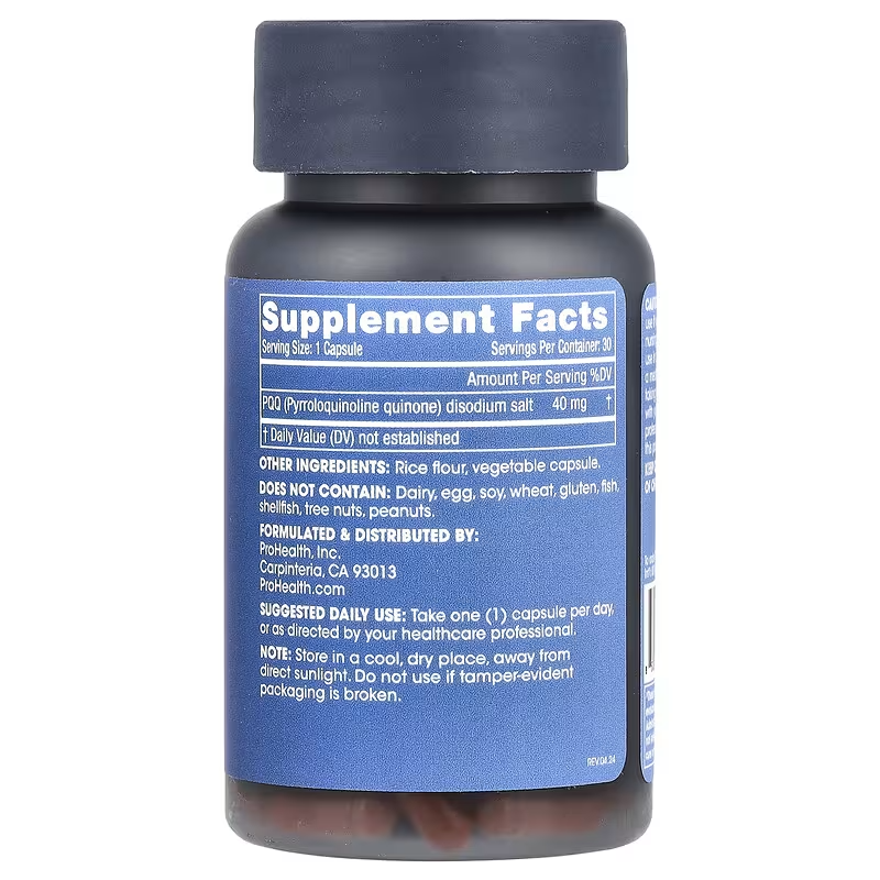 ProHealth Longevity Pure PQQ Supports memory and cognitive function 40 mg 30 Caps - Görsel 2
