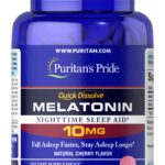 Puritan's Pride Quick Dissolve Melatonin 10 mg 90 Cherry Flavor