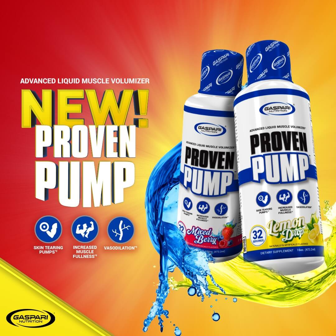 Gaspari Nutrition Proven Pump Preworkout Citrulline Betaine Arginine Liquid - Görsel 2