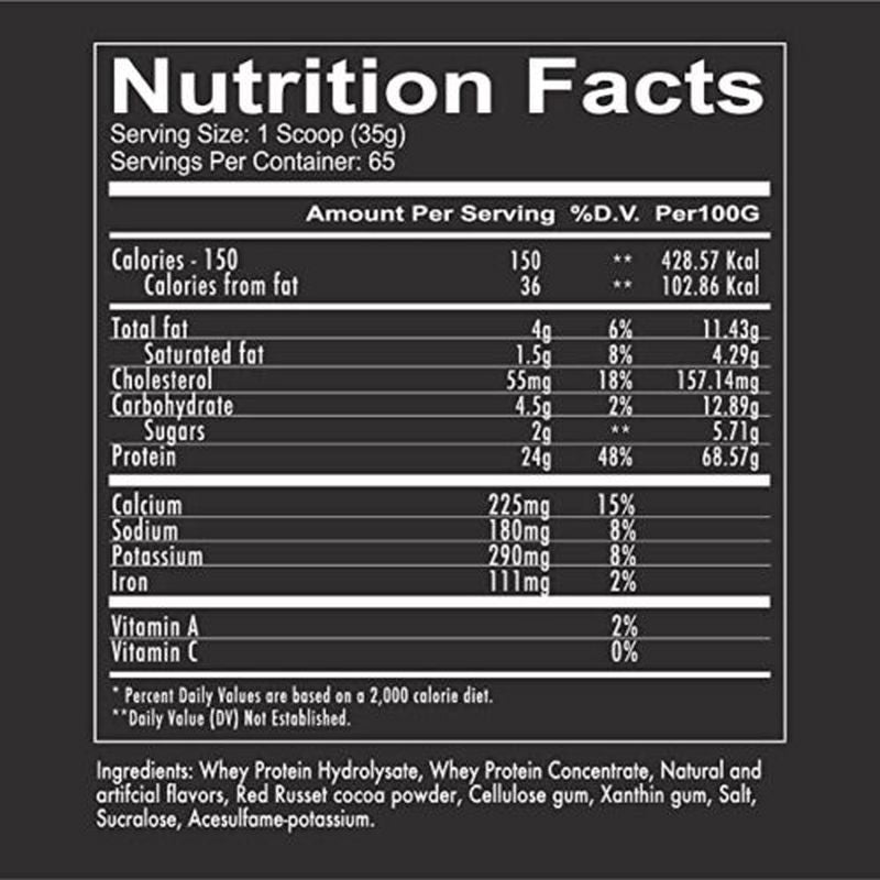 Redcon1 Ration Whey Protein Chocolate 2.27Kg - Görsel 3