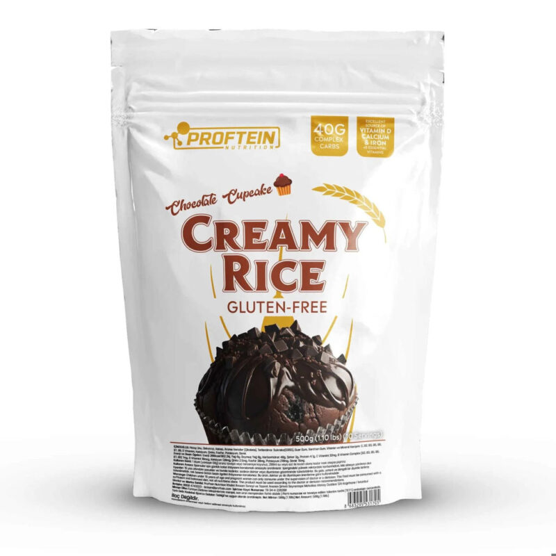 Proftein Cream of Rice Cream Aromalı Pirinç unu Yüksek PROTEİN + KARBONHİDRAT 500 gram